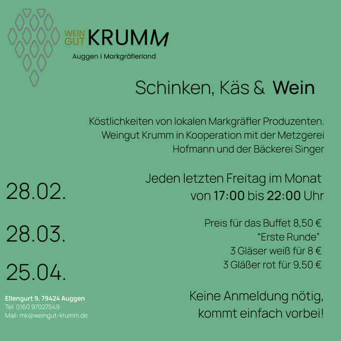 Schinken, Käs & Wein